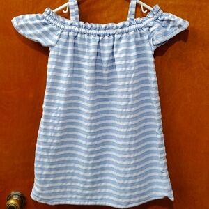 Janie and Jack nautical cold shoulder dress